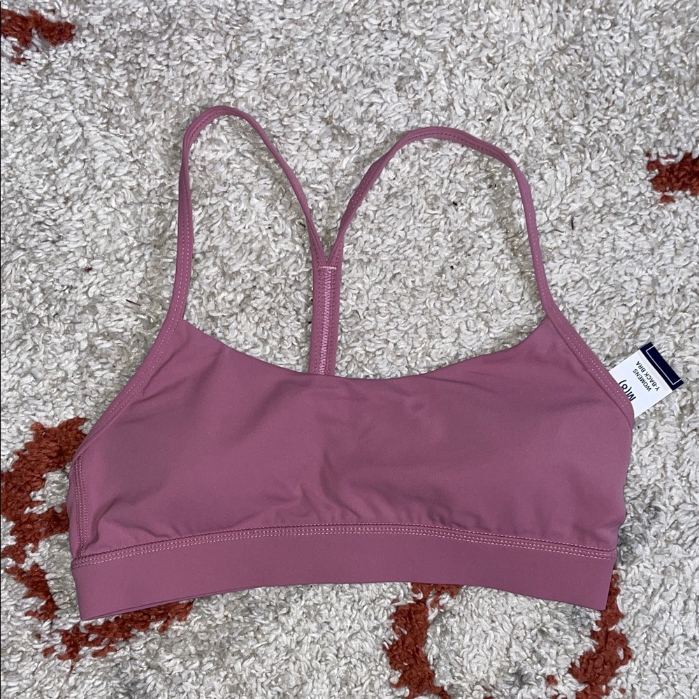 NWT- Sz 8- Rosehip- Y Back Bra (with Pads)- Cotton Lining